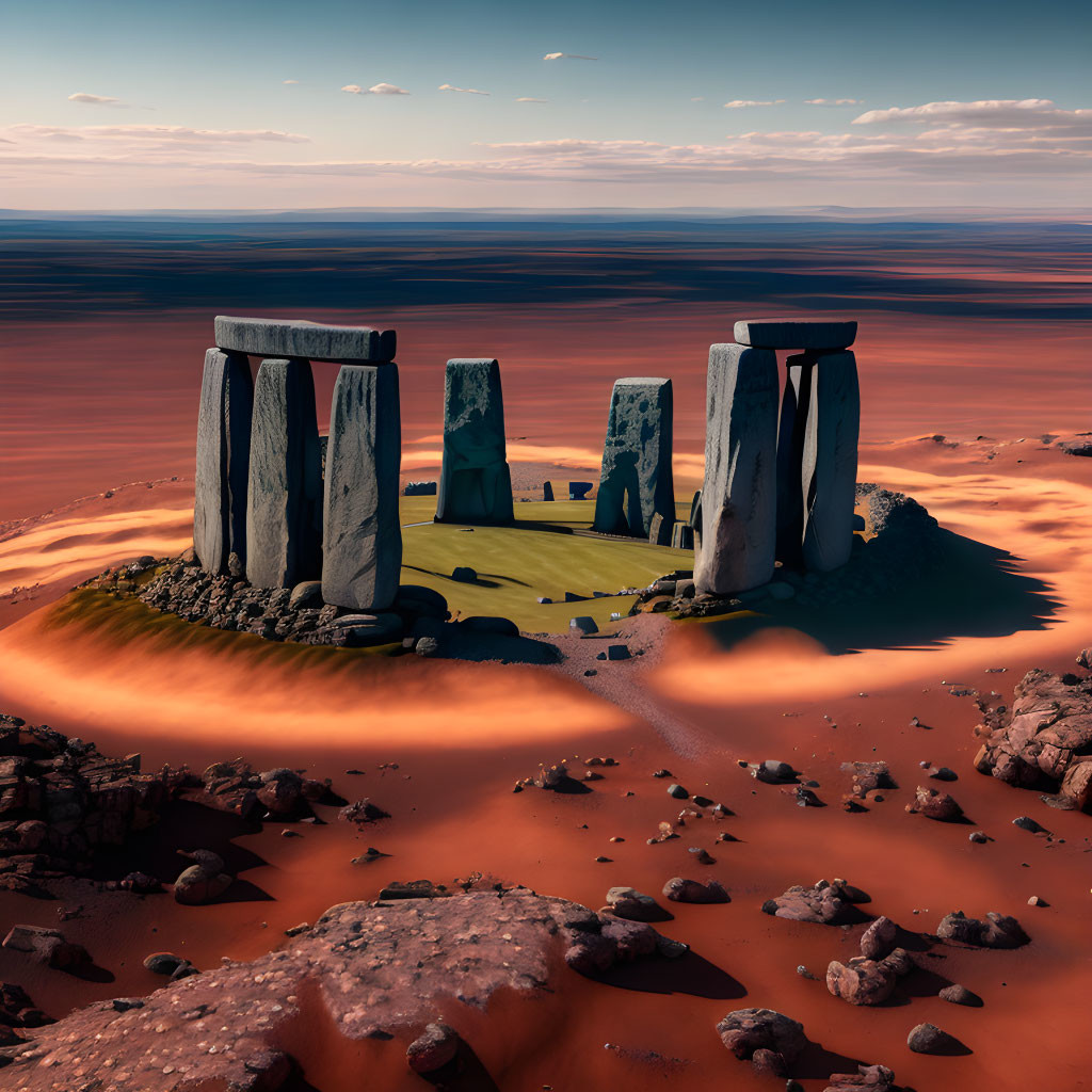 Stonehenge on Mars