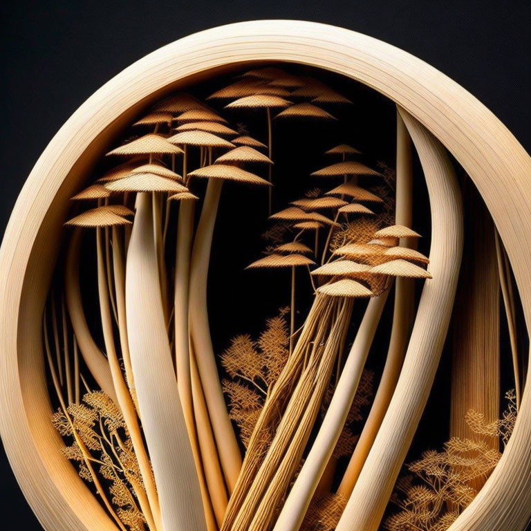 Japanese Bamboo Artwork