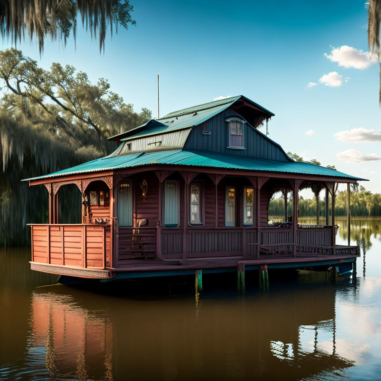 Houseboat on the Bayou