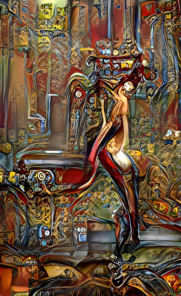 Woman Abstract Ornate