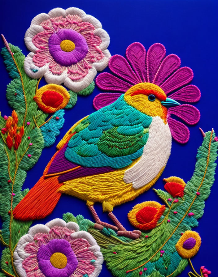Bird and flowers ver.1
