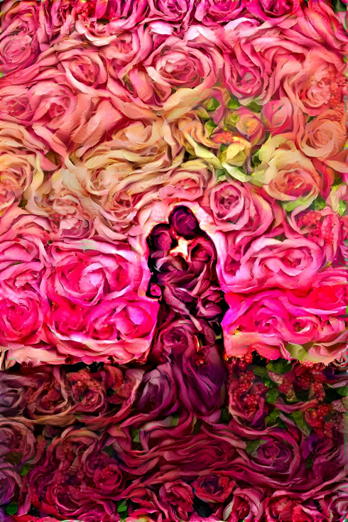 Lovers in Roses