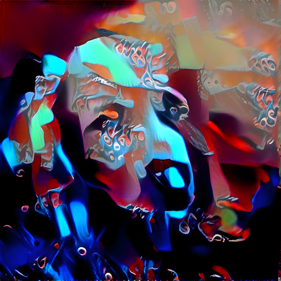 abstract dog