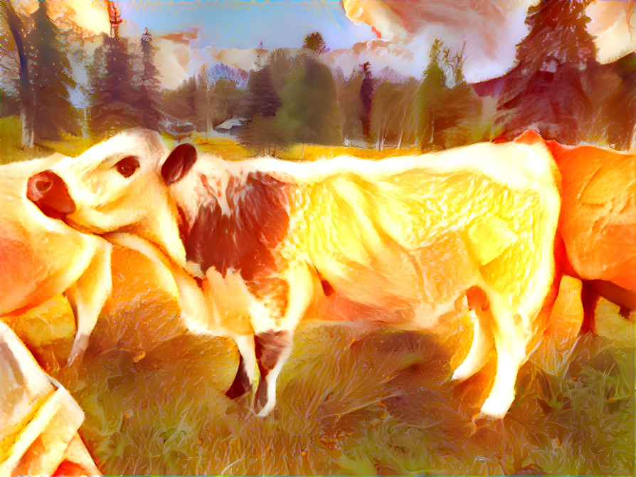 Orange Cow