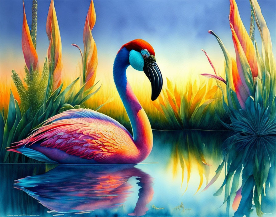A Flamingo's Paradise