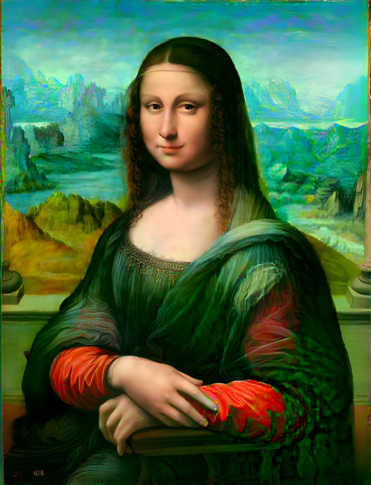 Mona Lisa, almost like real