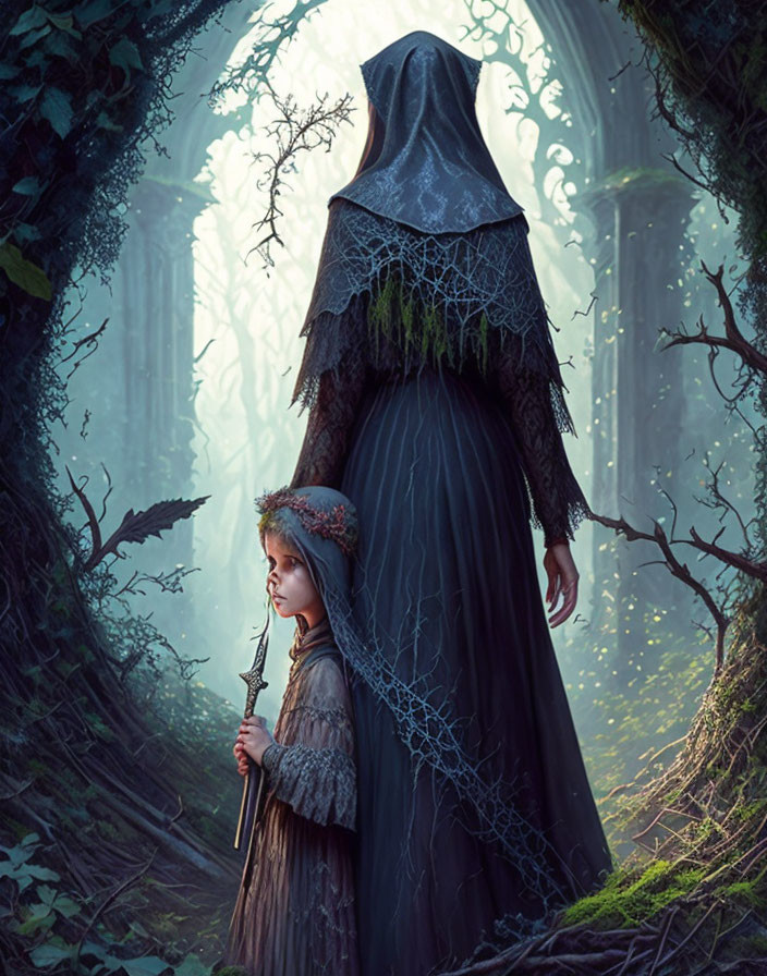 witch and sister