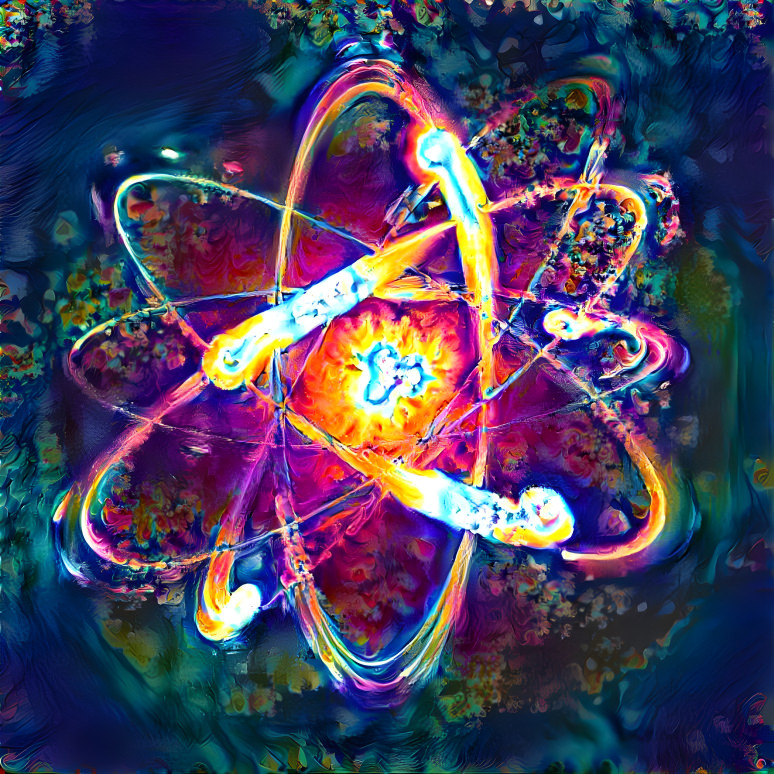 Colored atom