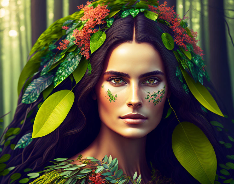 Forest woman