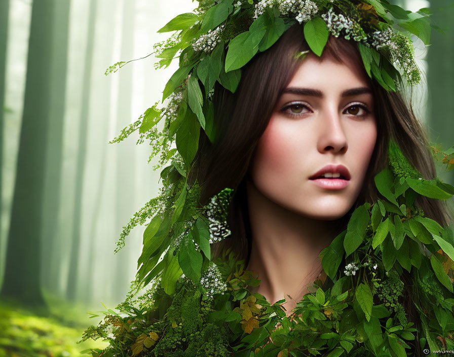 Forest woman