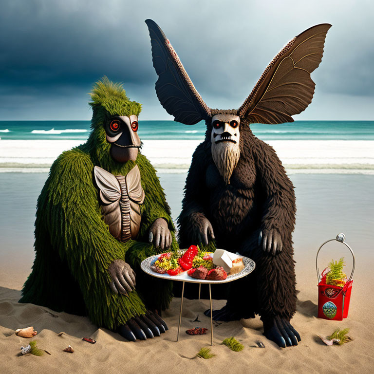 Cryptids on vacation 