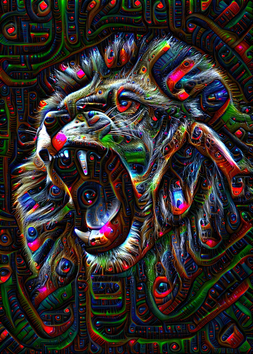 Hallucinogenic Lion