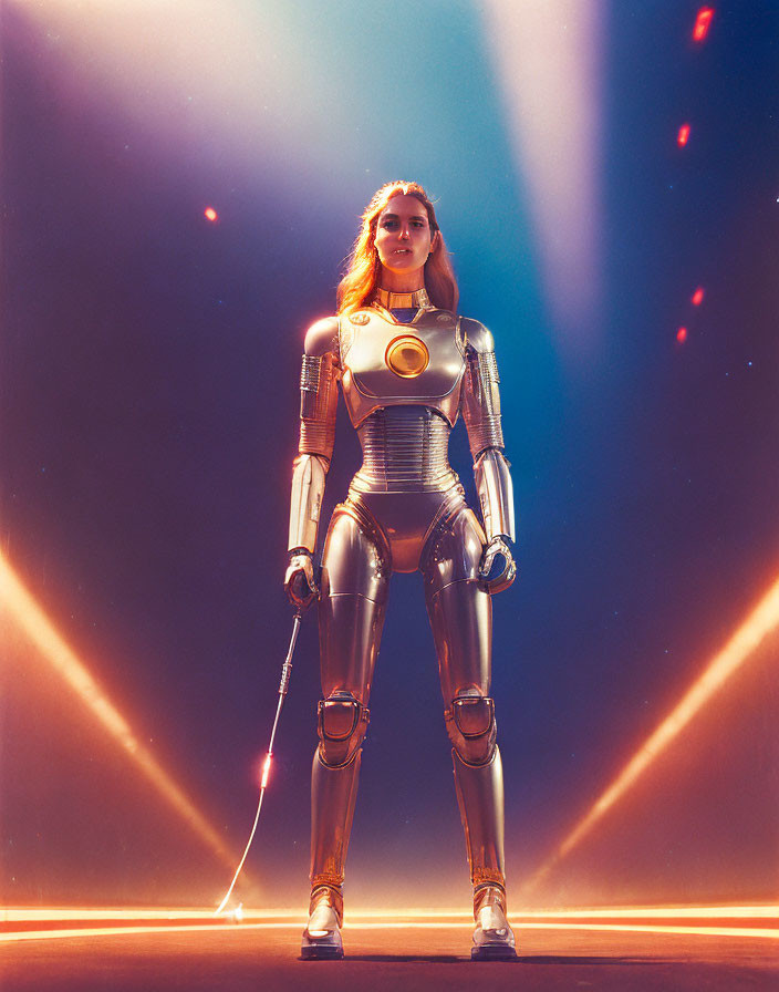 80s Female cyborg