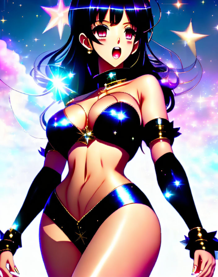 Fantasy Anime super heroine
