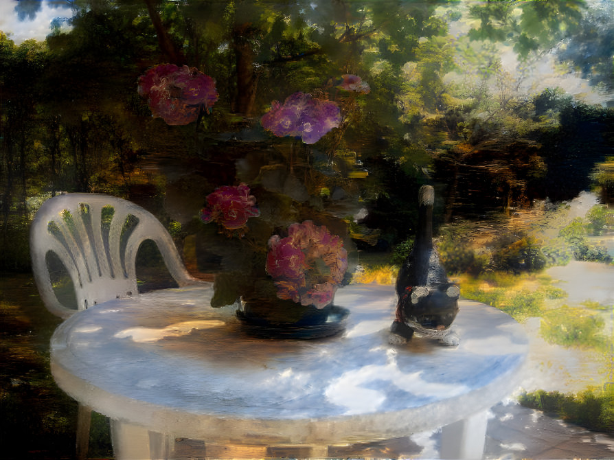 Garden Table, Not Quite By John Constable