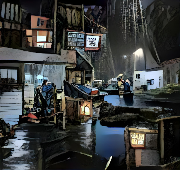 Rainy night on Fisherman’s Wharf