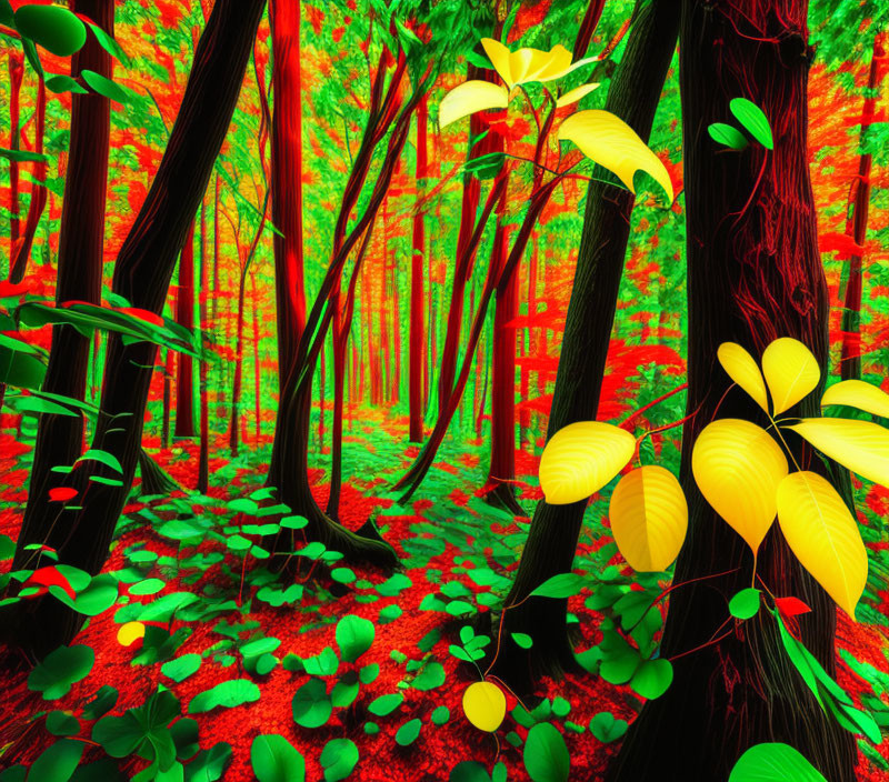 Red/Green Forest