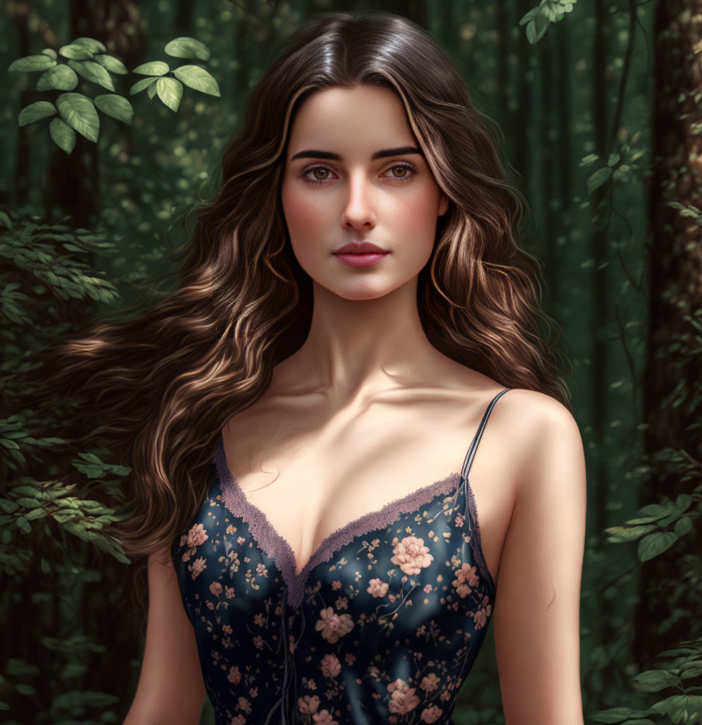 Woman in the Forest