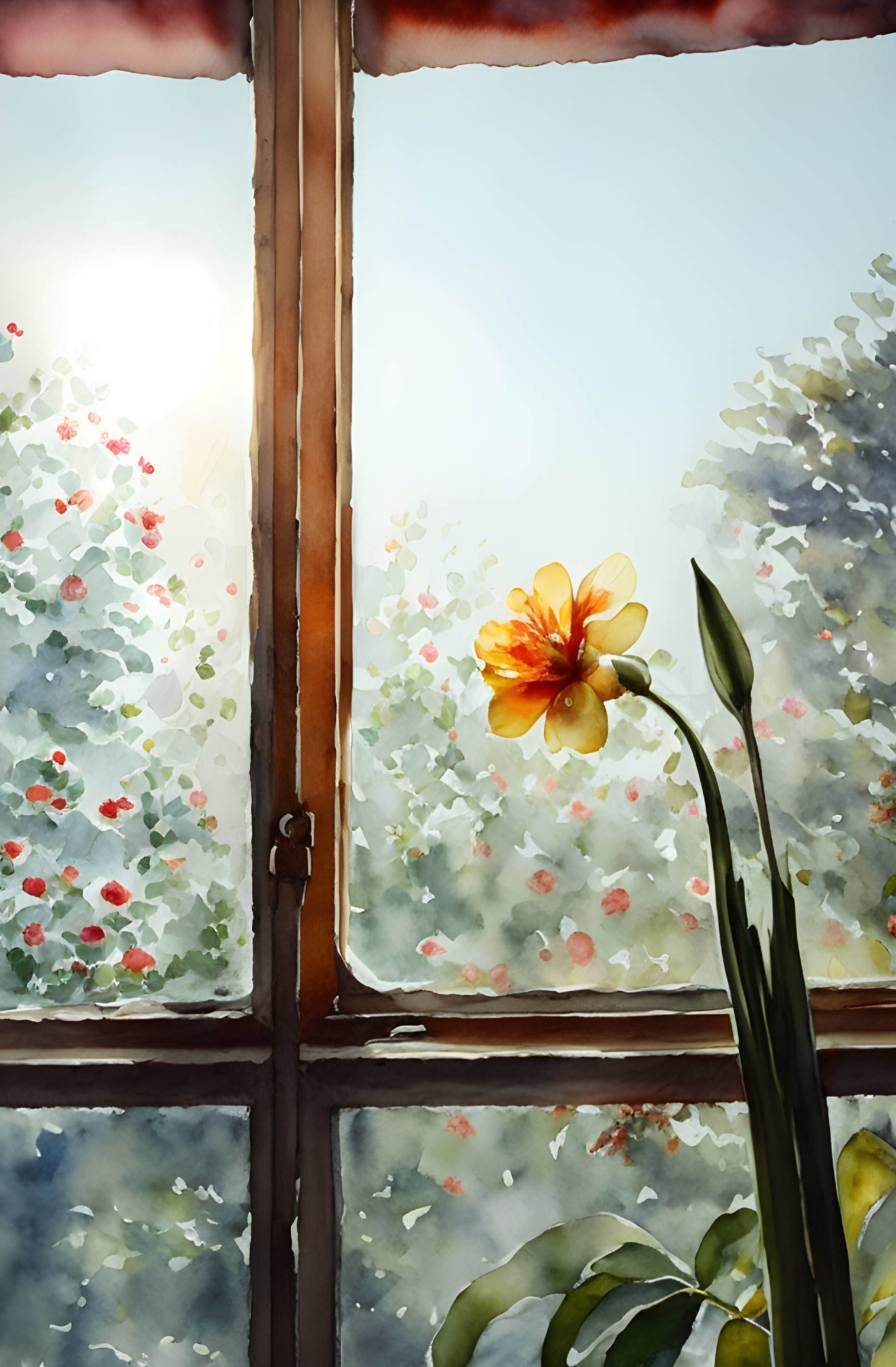 Flower by the Window