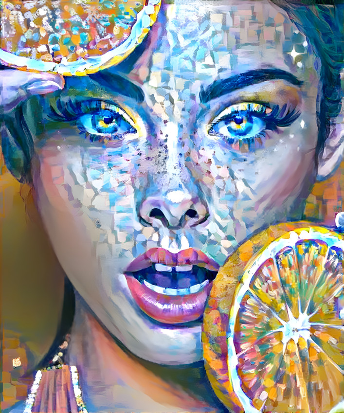Woman with Oranges