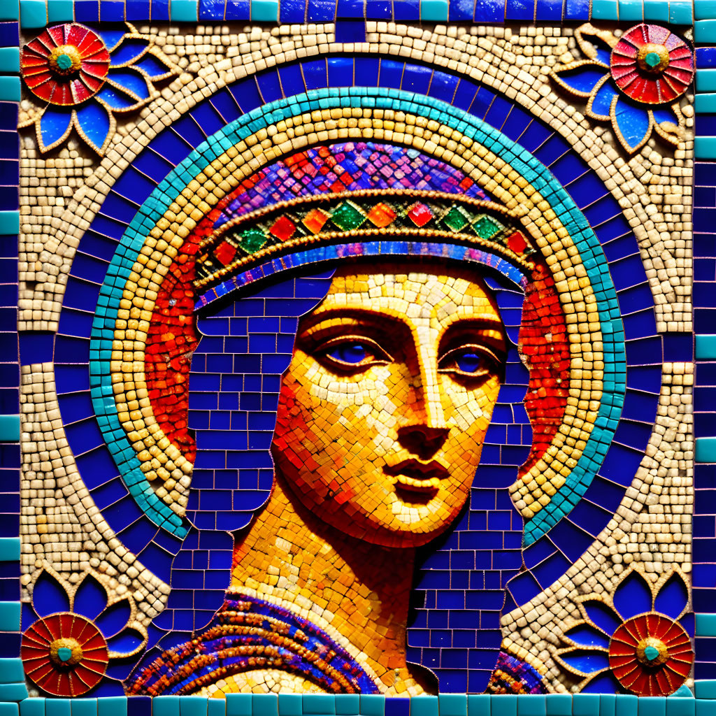 Mosaic of Persian Princess