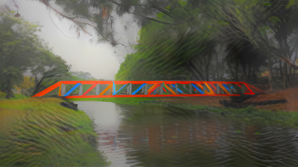 Colorful bridge
