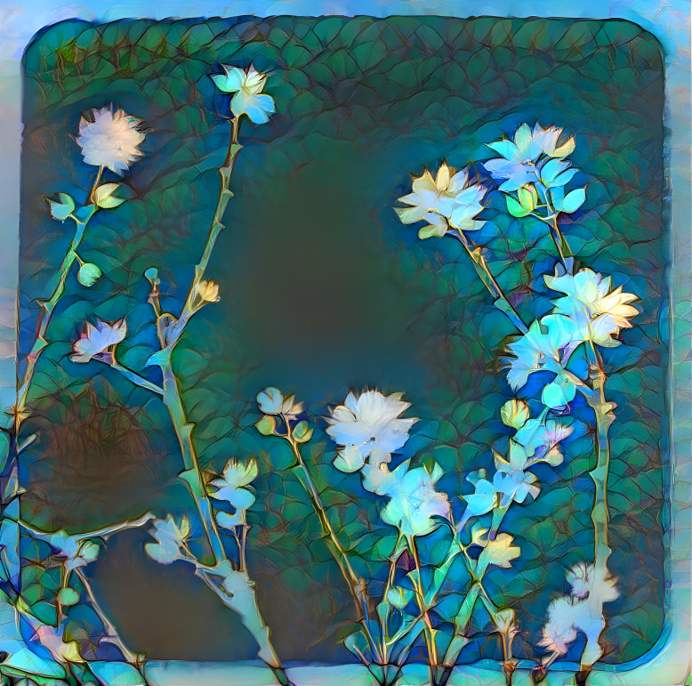 Iridescent flowers