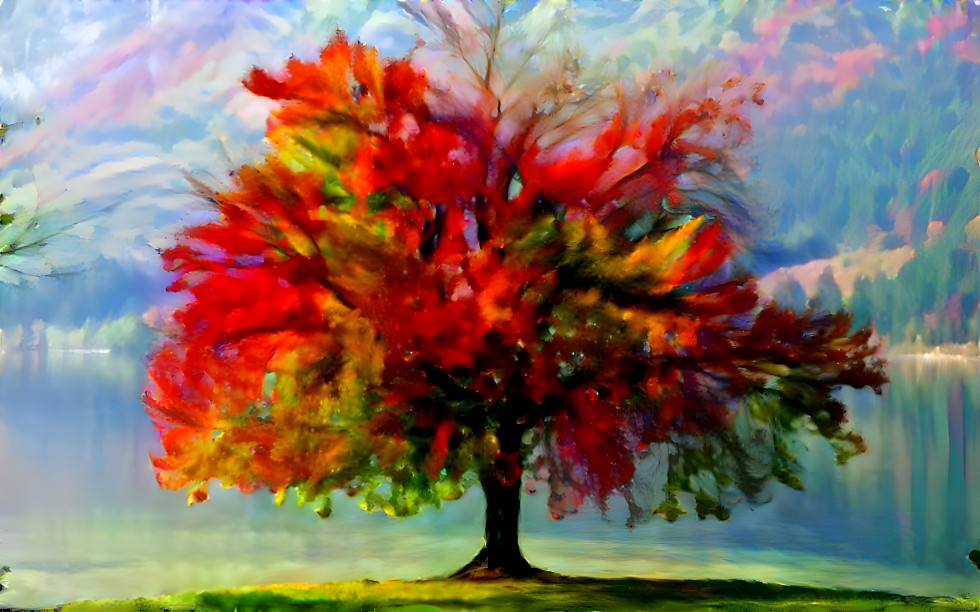 Tree of colours.