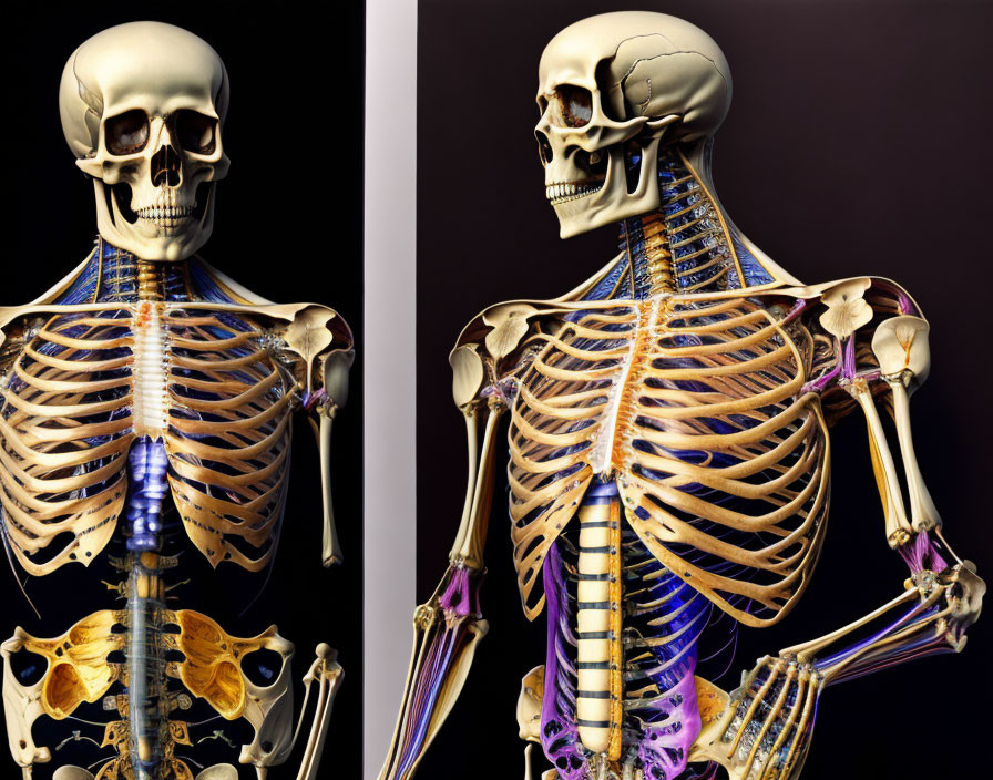 what a computer thinks a human skeleton is