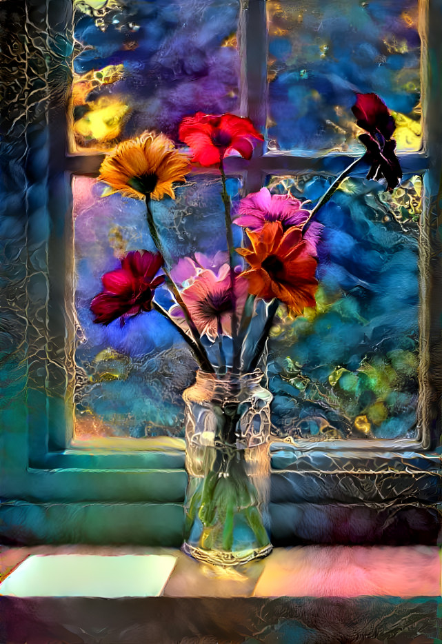 Vase of flowers 