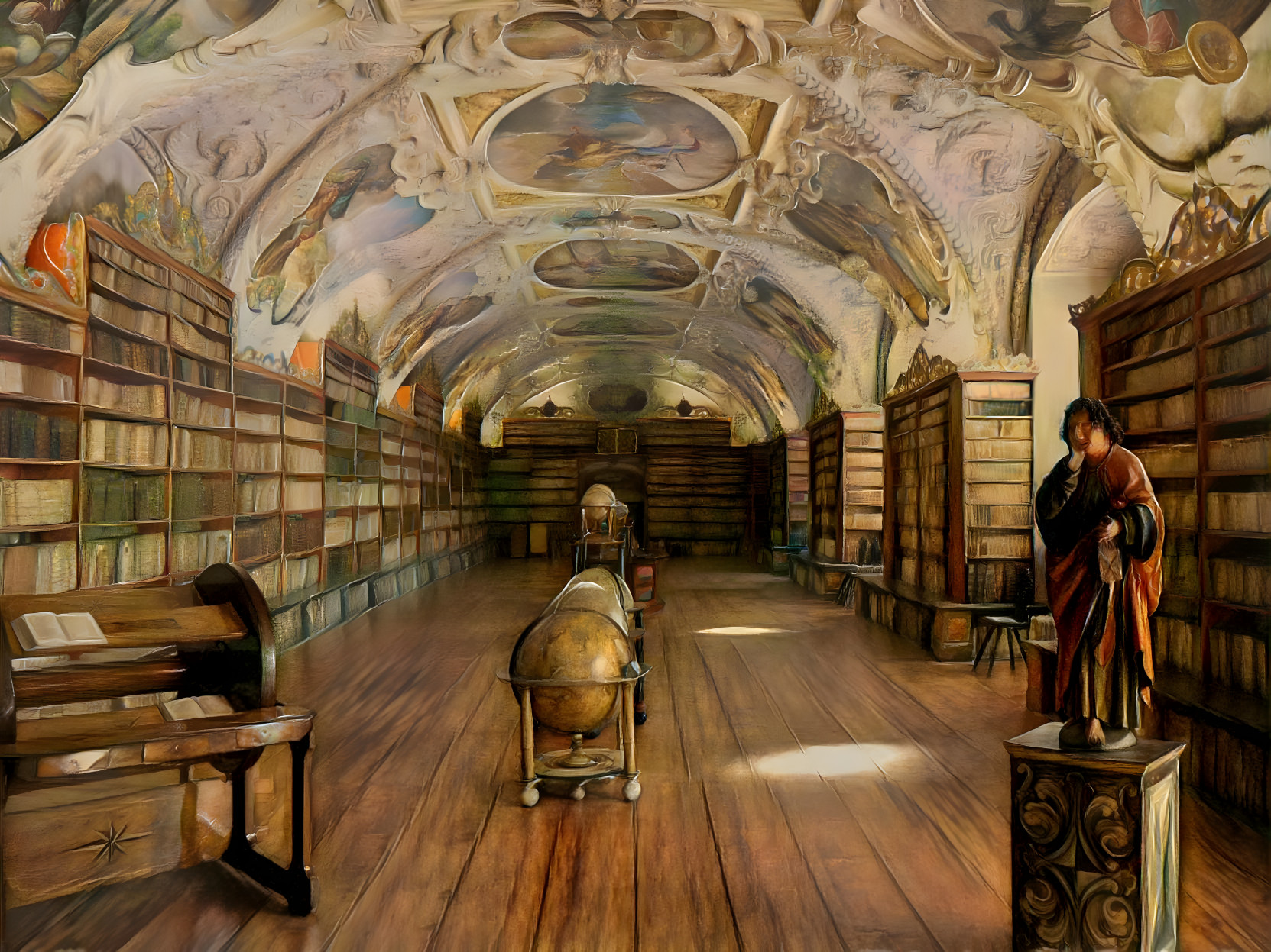 Library, Prague