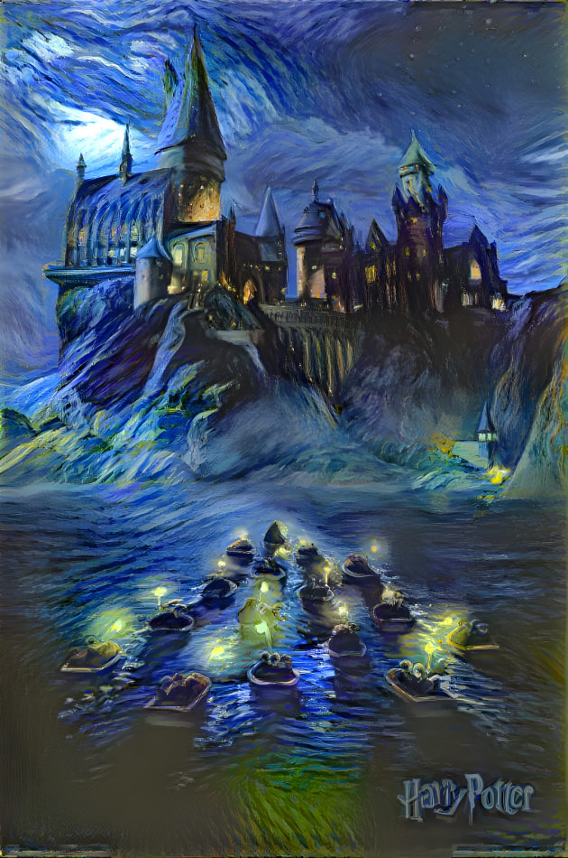 What if... Vincent Van Gogh painted Hogwarts
