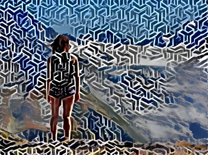 Mozaique Mont Blanc