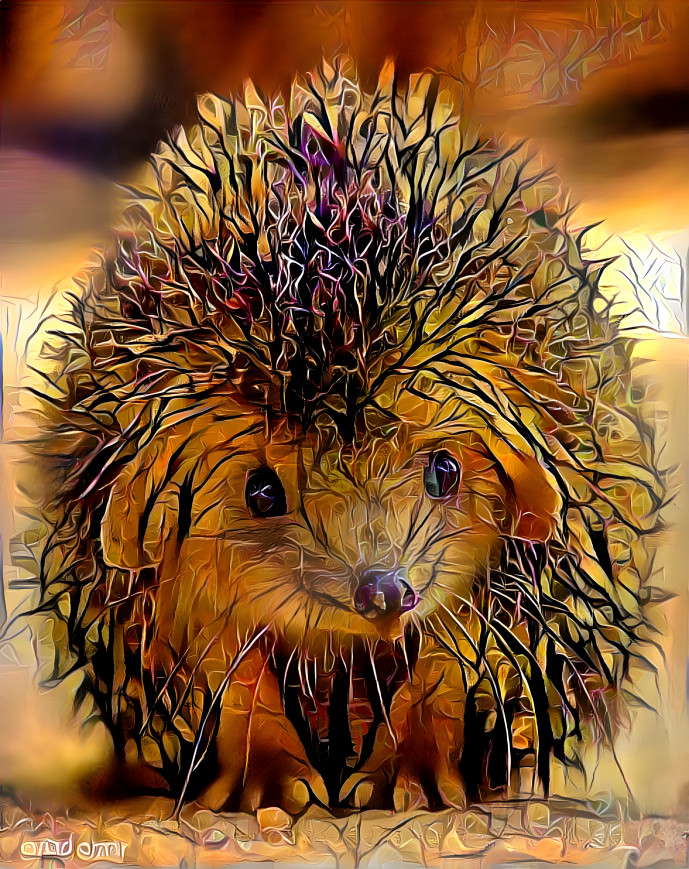 Hedgehog Autumn-style