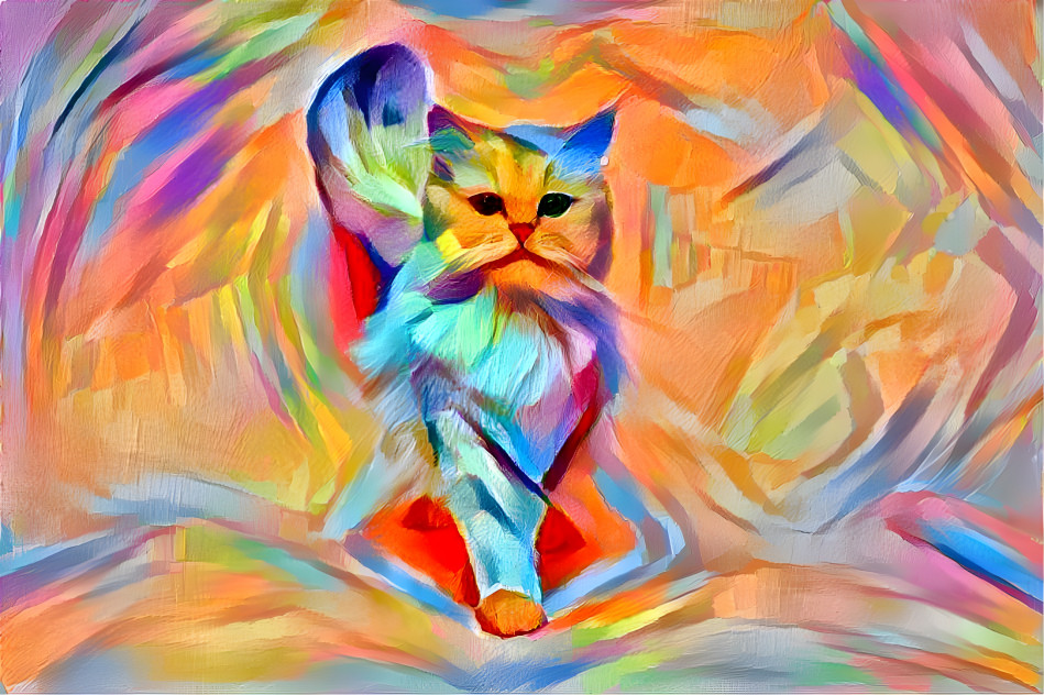 colorfull cat