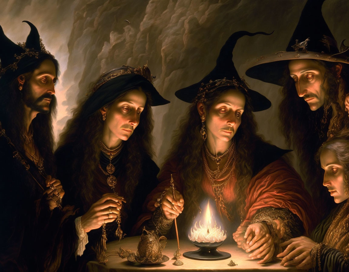 Witches Casting the Spells on the Whole World