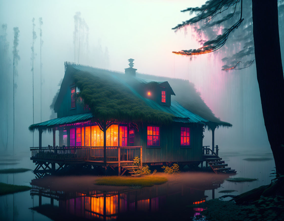 Home in a Foggy Swamp. Come on in...