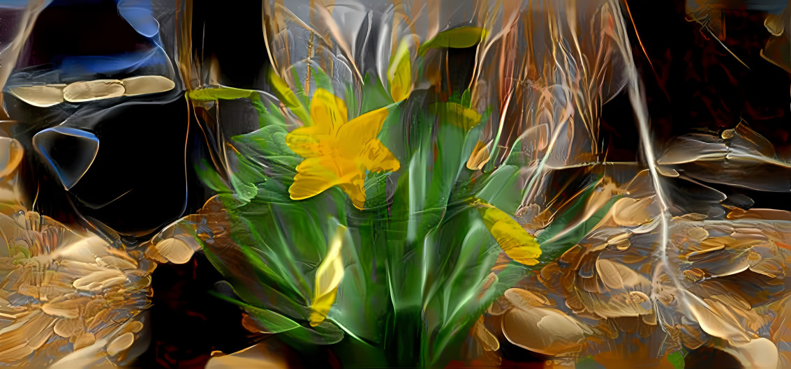 Watercolour daffodils 