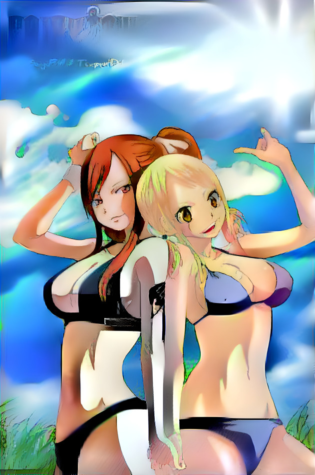 Erza & Lucy Swimsuits