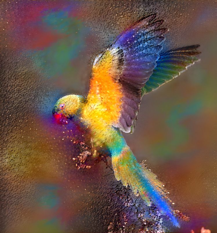Iridescent Parakeet