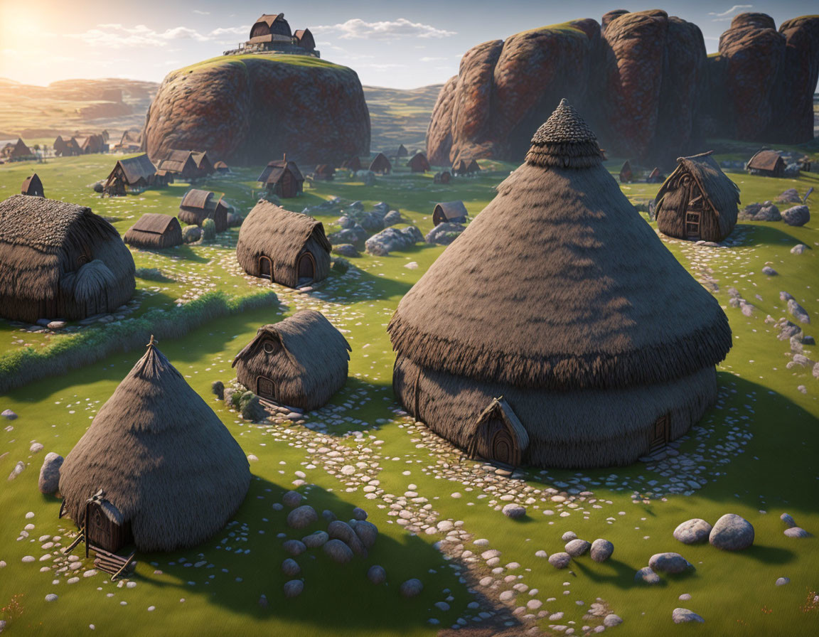 prehistoric village