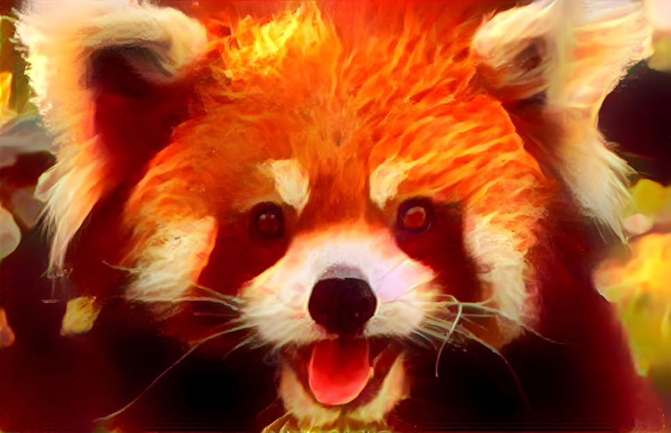 panda roux de feu