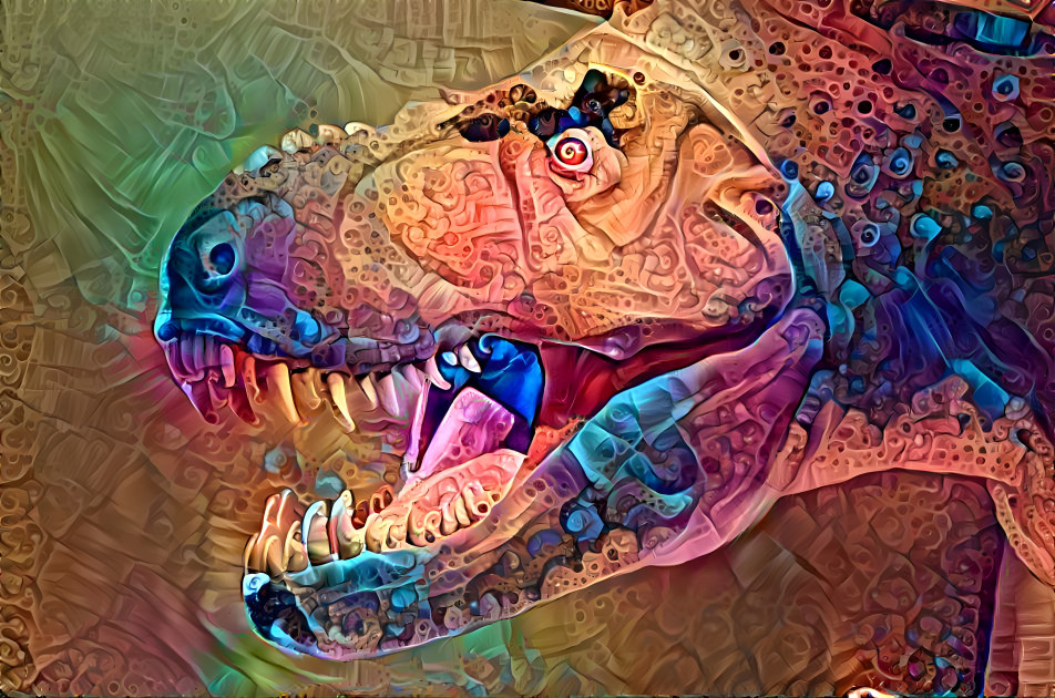 psychedelic T-Rex