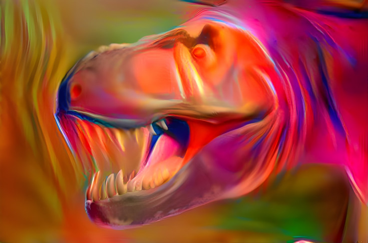 colorful T-Rex
