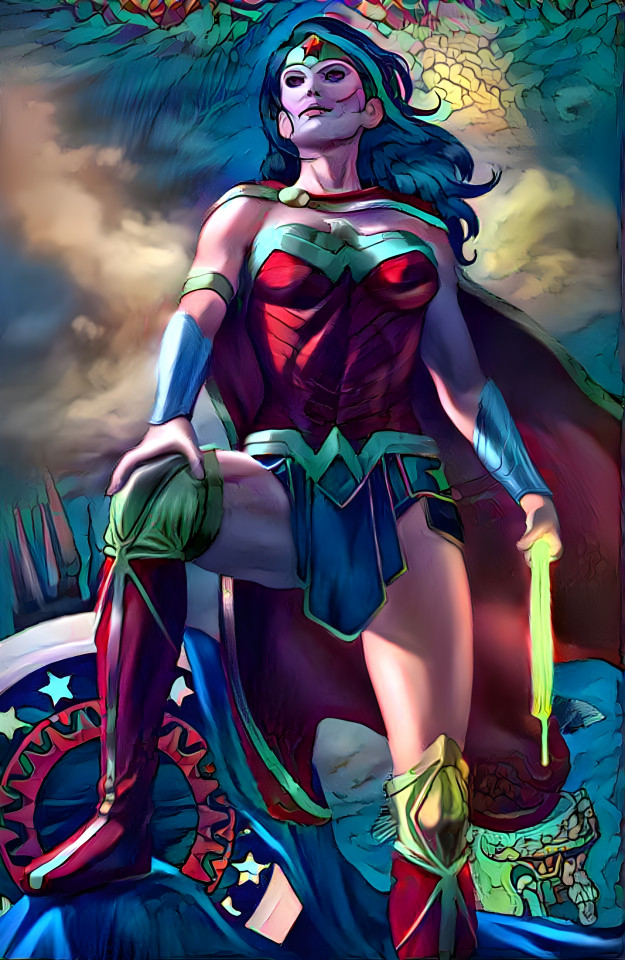 Wonder Woman (Touch of Abstract Style)