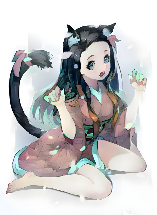 Catgirl Nezuko (R63 Deku Style)