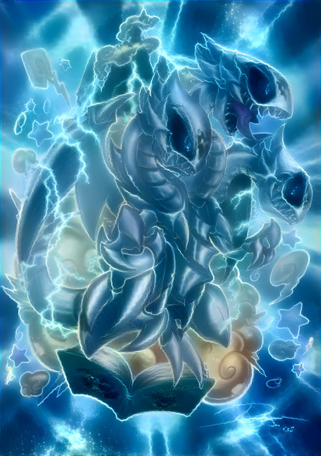 Toon Blue-Eyes Ultimate Dragon (Lightning Style)