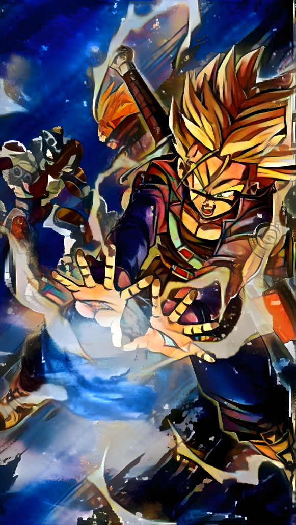 SSJ Trunks (Stained Glass Style)