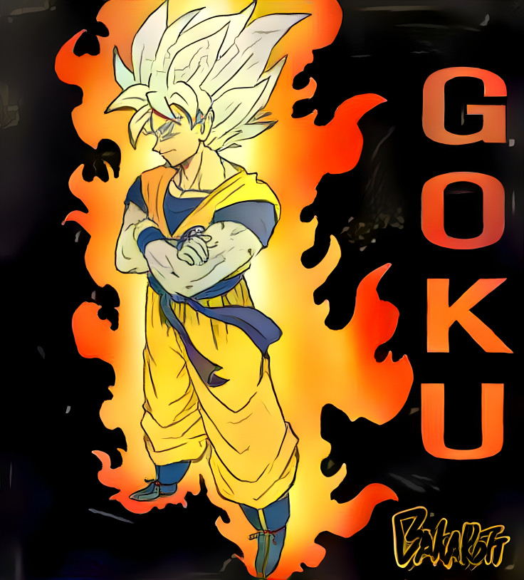 Frustrated SSJ Goku Flaming Aura