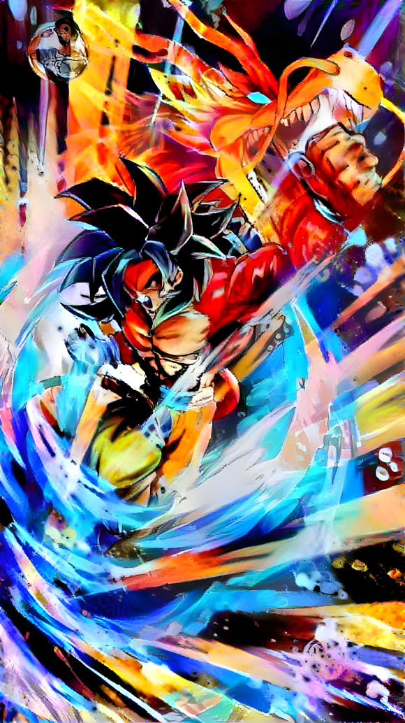 SSJ4 Goku Super Dragon Fist (DB Legends Style)